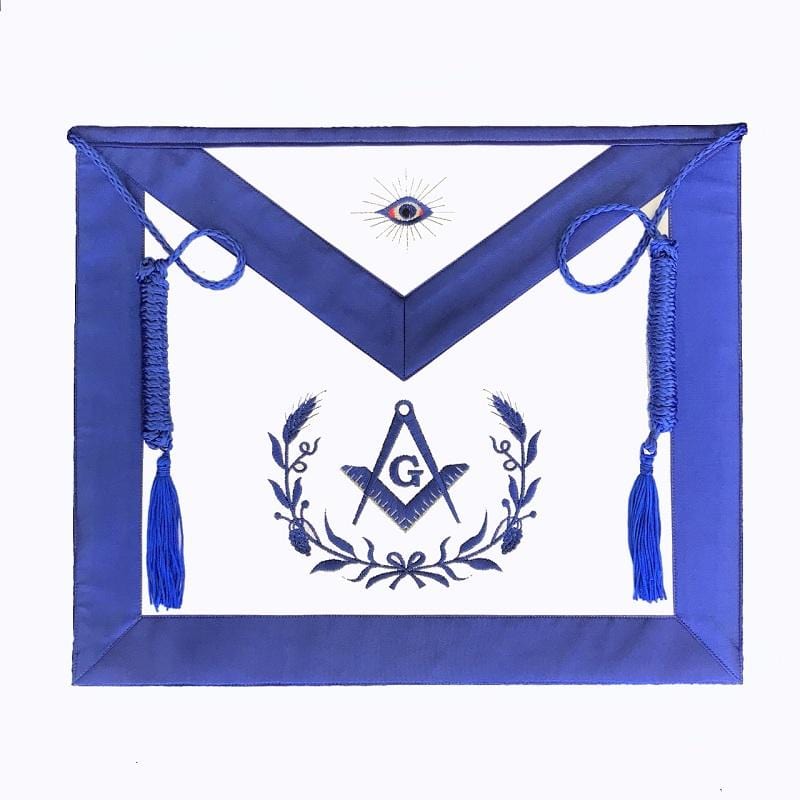 Master Mason Apron - American Constitution (York Rite, Blue Lodge). 39x33cm