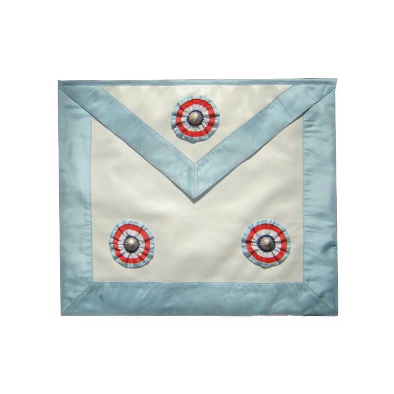 Craft Master Mason Apron 1 - Emulation Working - France (G.L.N.F.). 39 x 33 cm