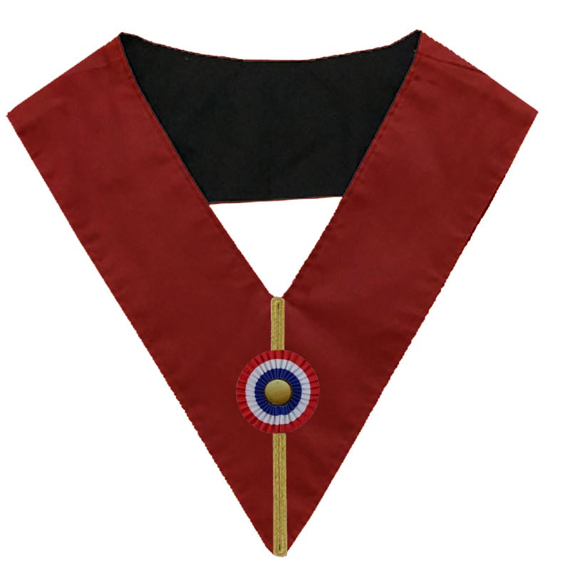 Domatic Royal Arch Chapter Officer Collar - France (G.C.A.R. - G.L.N.F.)