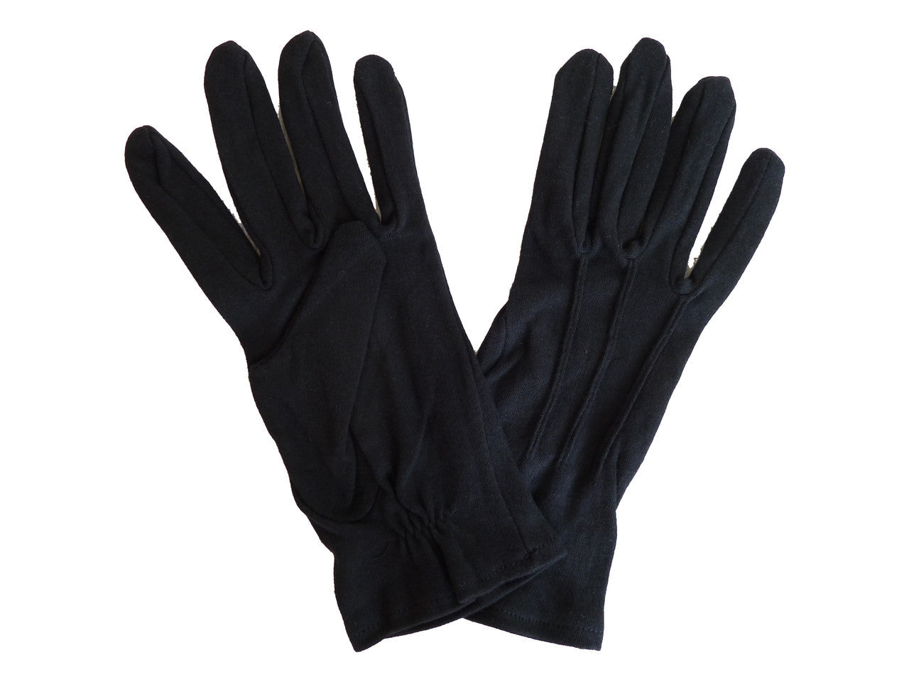 Masonic Cotton Black Gloves