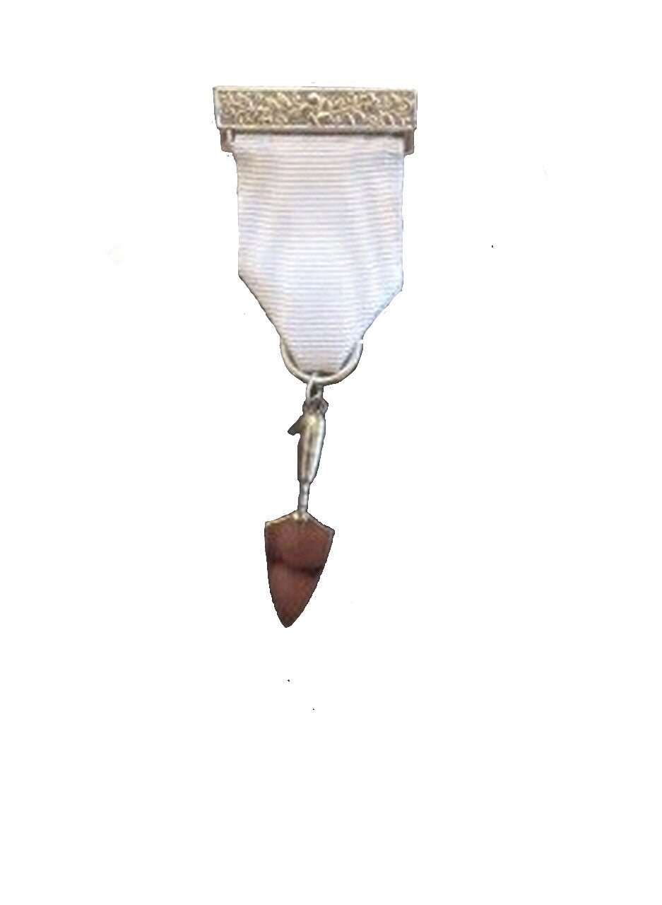 Cryptic (Royal & Select Masters) Silver Trowel Breast Jewel - Canadian Constitution