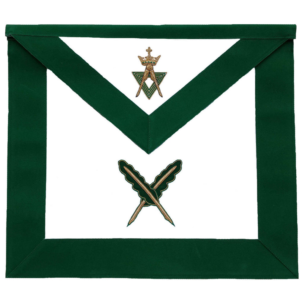 Allied Masonic Degrees Secretary Apron - English Constitution. 41x35 cm