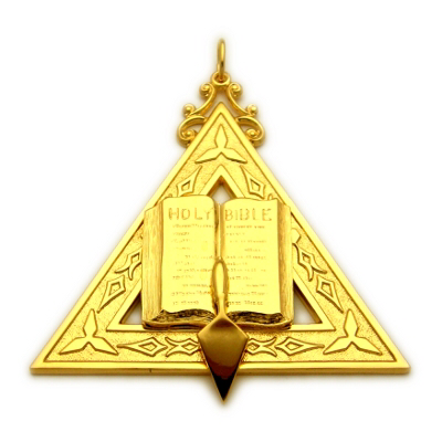 Cryptic (Royal & Select Masters) Chaplain Collar Jewel - American Constitution