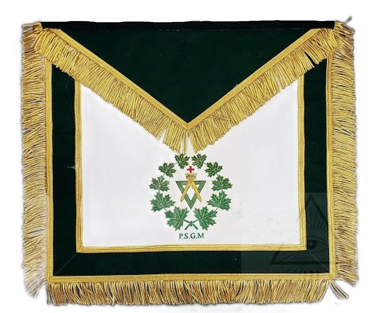 Allied Masonic Degrees Past Sovereign Grand Master Apron - Canadian Constitution. 41x35 cm