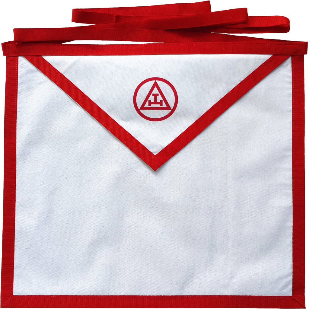 Royal Arch Duck Cloth Member Apron (Triple Tau) - American Constitution. 41x35 cm