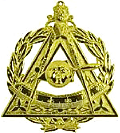 Cryptic (Royal & Select Masters) Past Grand Illustrious Master Collar Jewel  2 - American Constitution