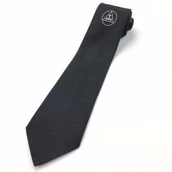 Masonic Regalia Black Tie. Royal Arch Triple Tau Logo