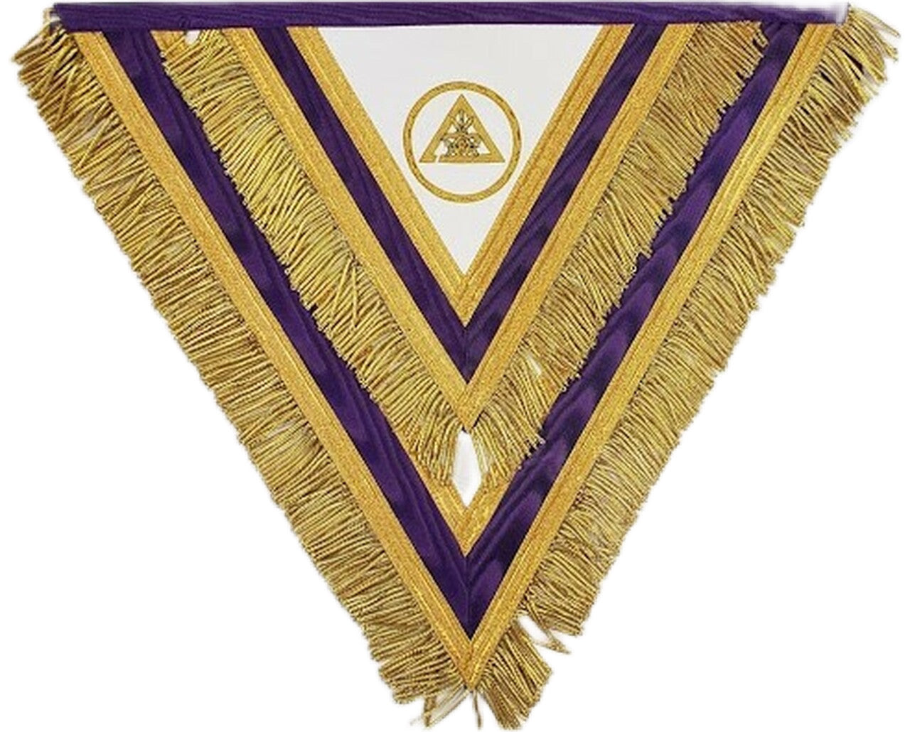 Cryptic (Royal & Select Masters) Grand Council Apron with Fringe - Canadian Constitution (Ontario and West)