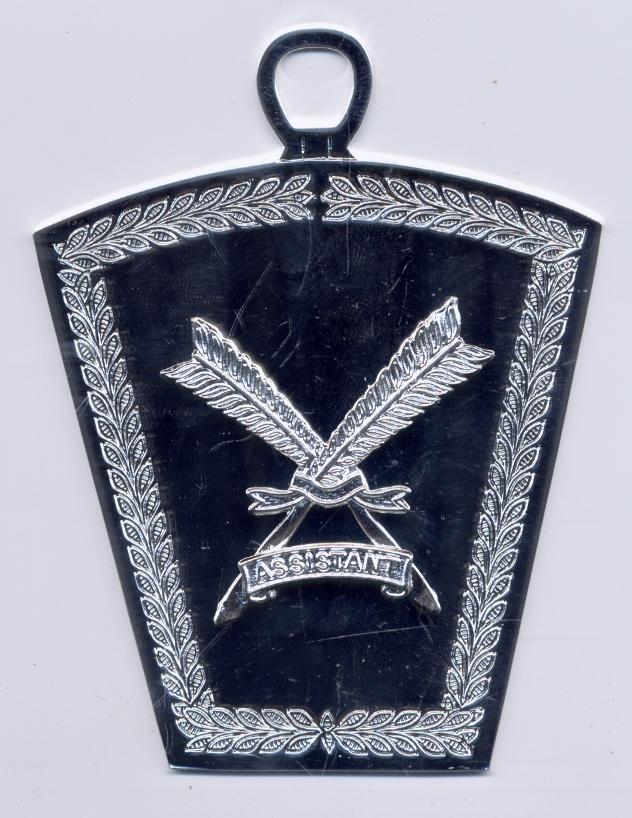 Mark Assistant Secretary Collar Jewel - English Constitution