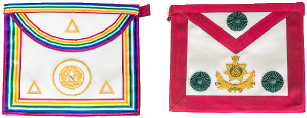 Royal Arch WCN / MEC Combination Apron - New Zealand. 41x34cm