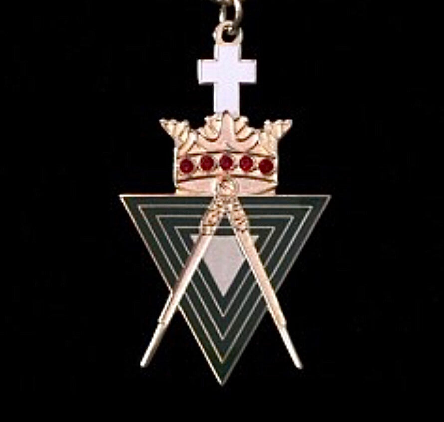 Allied Masonic Degrees Green Collarette - American Constitution