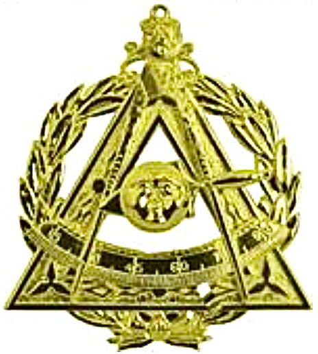 Cryptic (Royal & Select Masters) Past Grand Illustrious Master Collar Jewel  2 - American Constitution