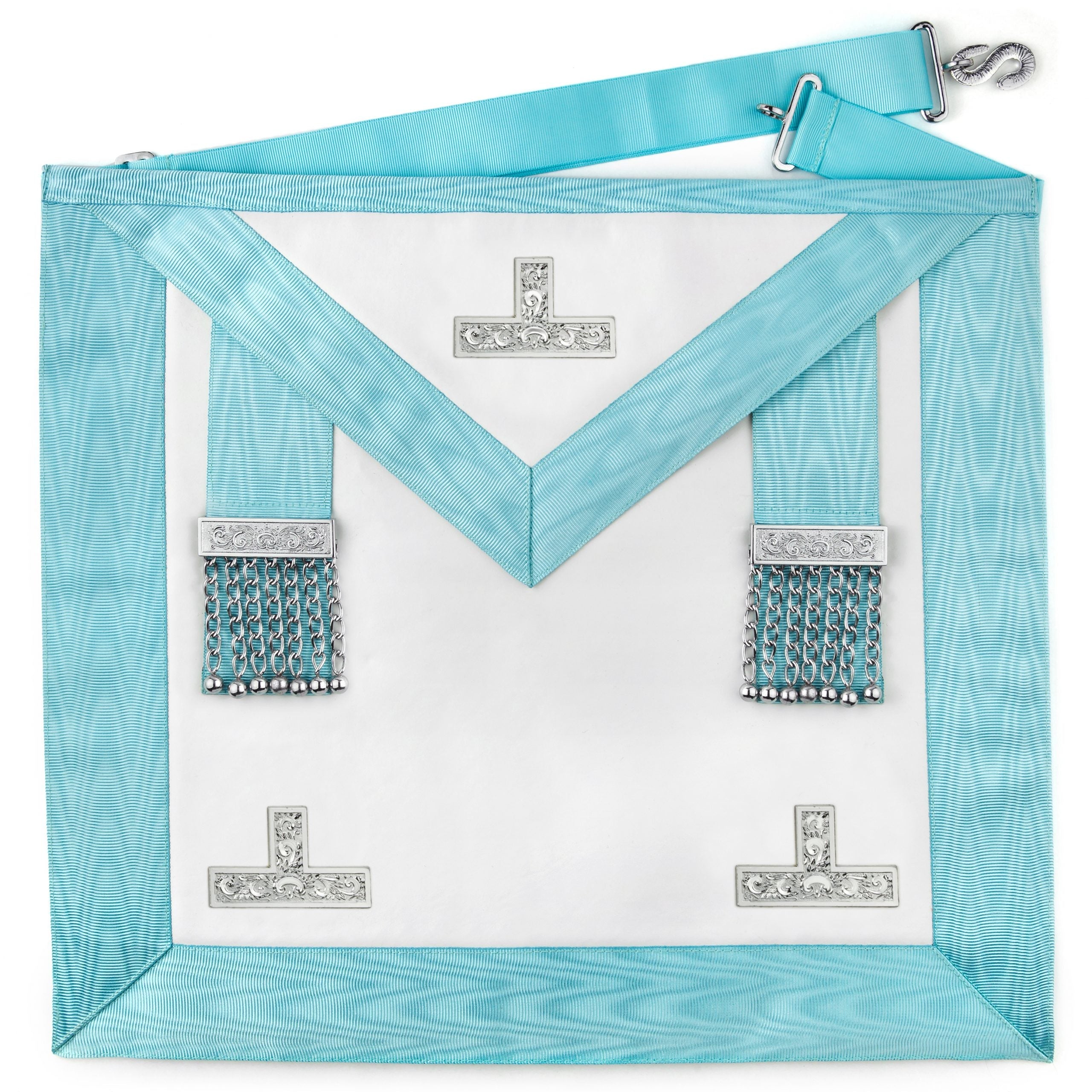 Worshipful Master/Past Master Apron - English Constitution (Emulation Working). 39x33cm