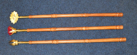 Set 3 Royal Arch Principal Scepters - English Constitution