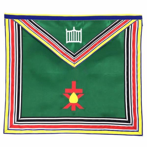 Allied Masonic Degrees Member Apron (Cornwall District) - English Constitution. 41x35 cm