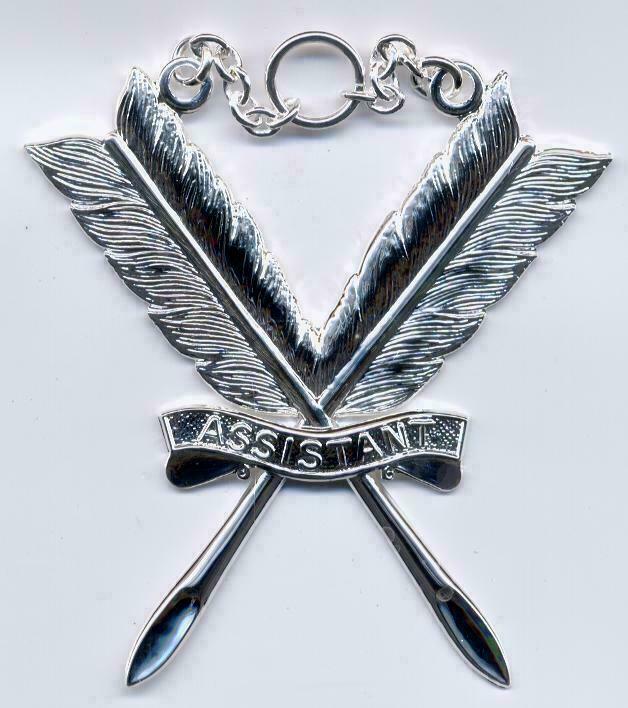 Assistant Secretary Collar Jewel - English Constitution (Emulation Working)