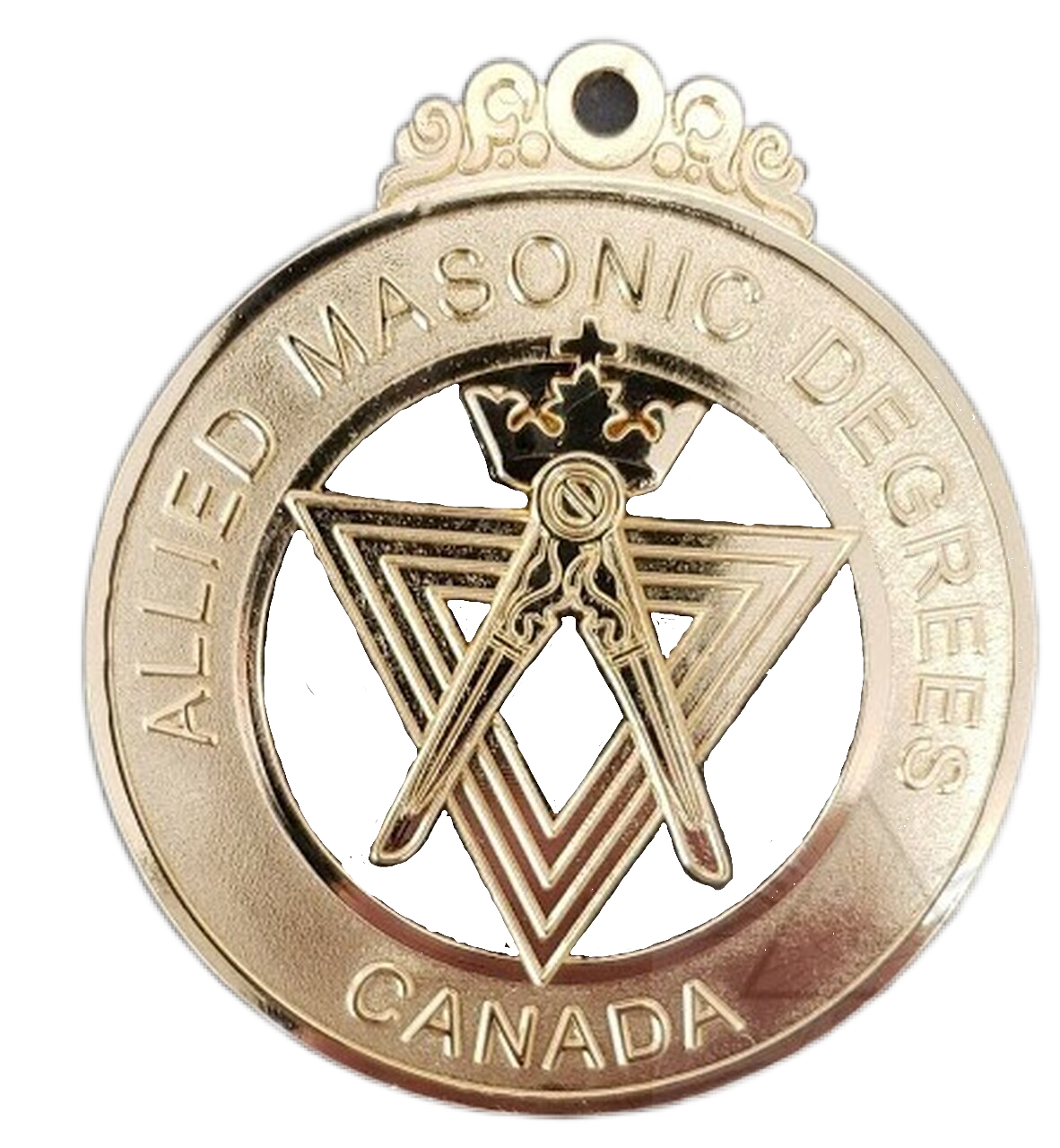 Allied Masonic Degrees Grand Council Collar Jewel (Canada) - Canadian Constitution